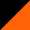 black/orange